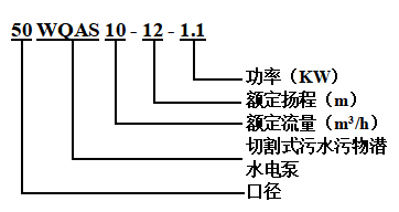 WQAS切割式汙水潛水電泵(圖1)